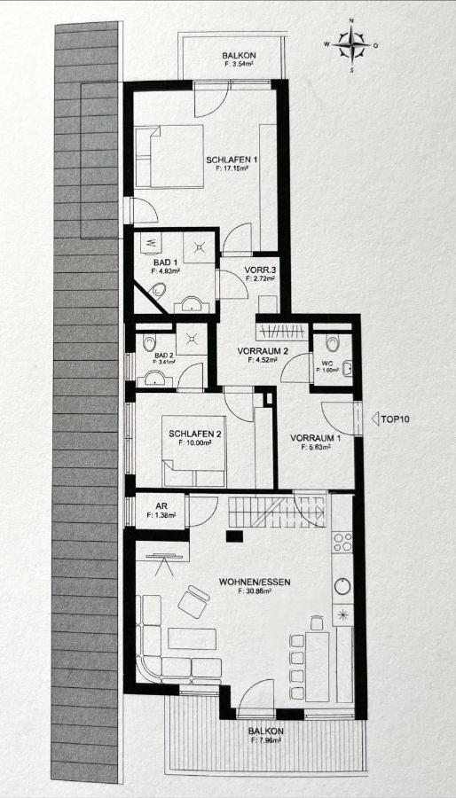 Larix Apartment ทัมสเวก ภายนอก รูปภาพ